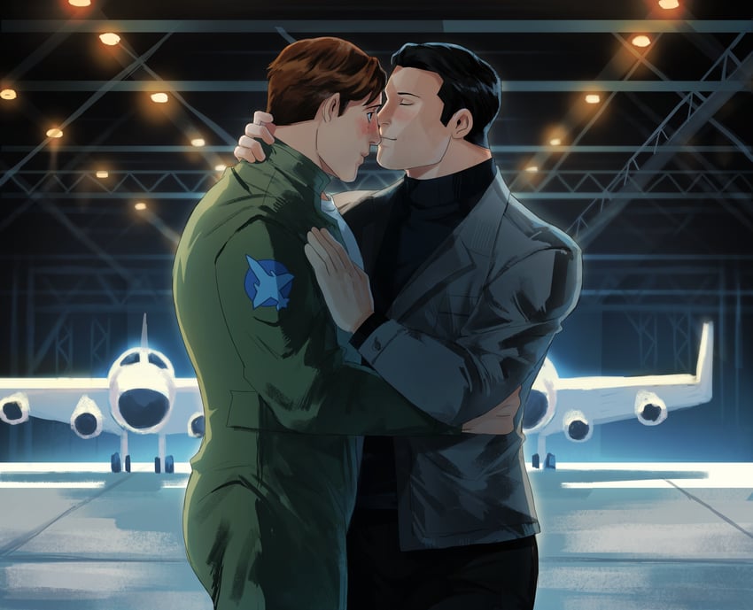 bruce wayne and hal jordan (dc comics and 2 more) drawn by haljordanmylove