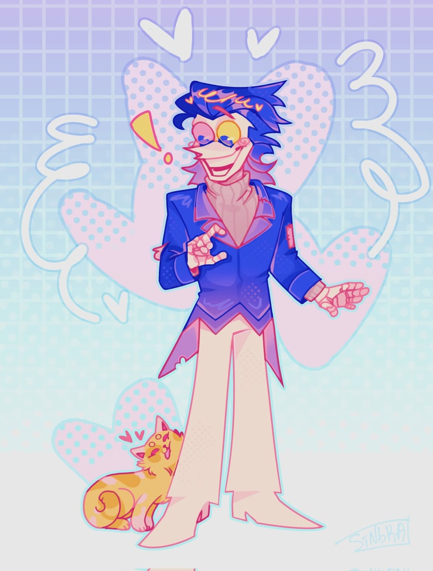 spamton g. spamton (deltarune) drawn by sanyokza