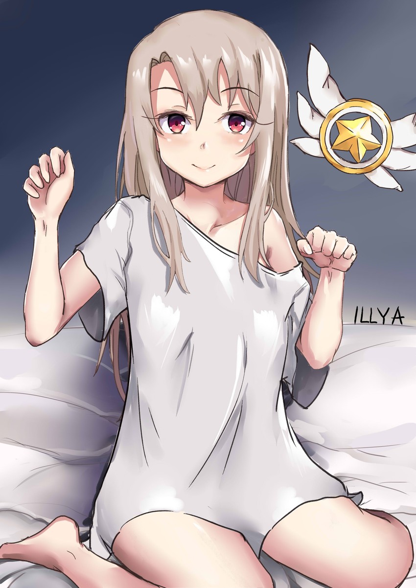 illyasviel von einzbern and magical ruby (fate and 1 more) drawn by pear_sauce