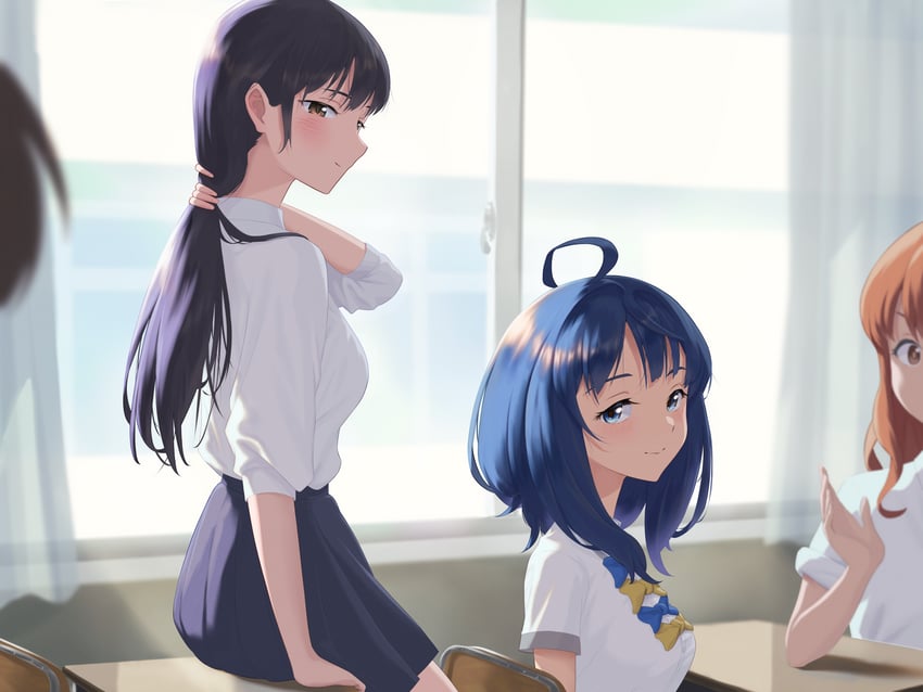 yamada anna, yanami anna, and sekine moeko (make heroine ga oo sugiru! and 1 more) drawn by hyakusyo69