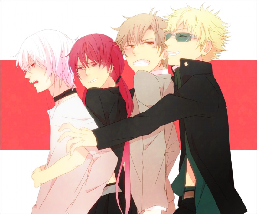 accelerator, musujime awaki, tsuchimikado motoharu, unabara mitsuki, and etzali (toaru majutsu no index and 1 more) drawn by ro53