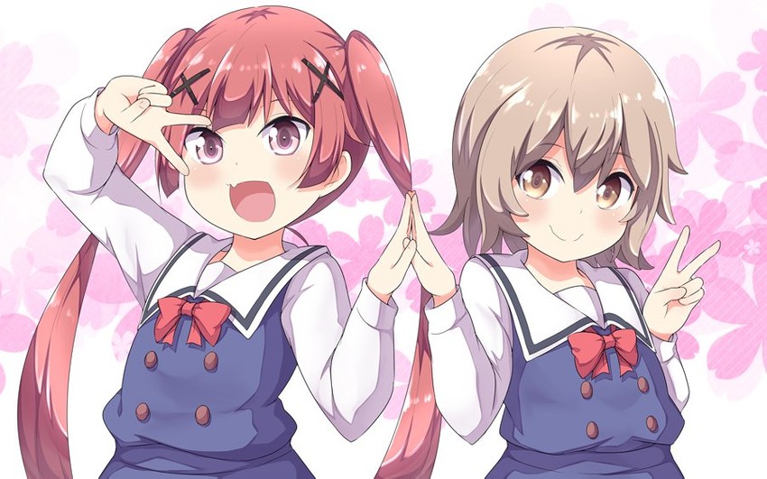 tanemura koyori and konomori kanon (watashi ni tenshi ga maiorita!) drawn by ukami