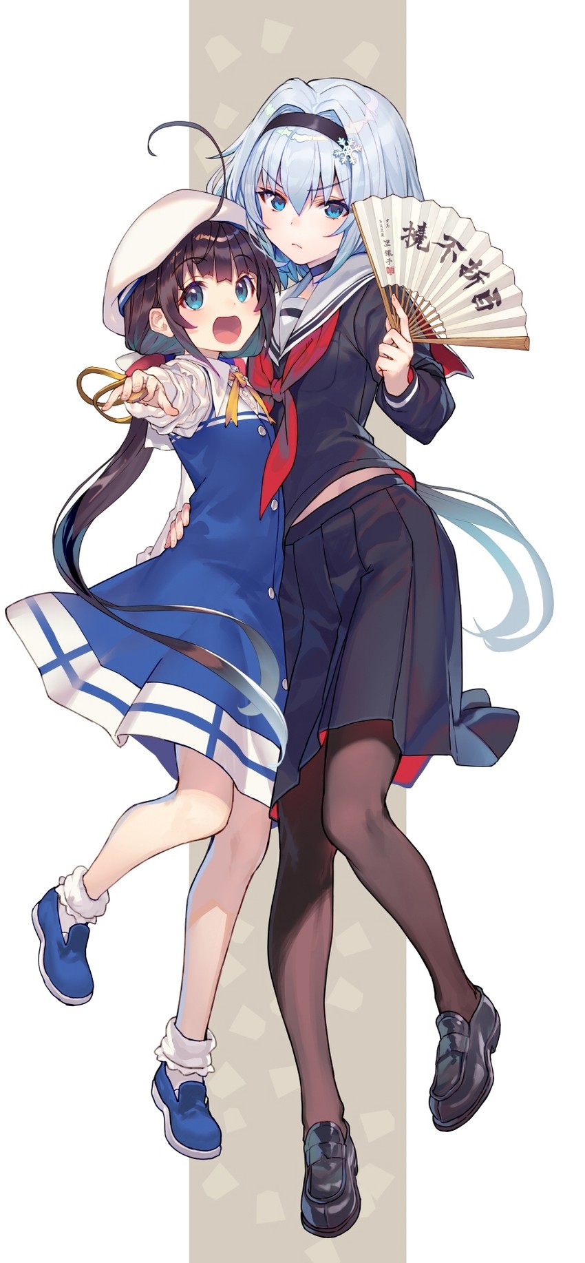 hinatsuru ai and sora ginko (ryuuou no oshigoto!) drawn by shirabi