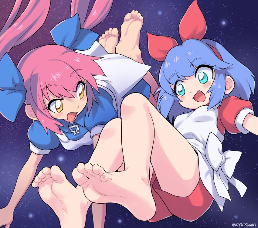 omega rio and omega ray (omega sisters) drawn by oyatsu_(mk2)