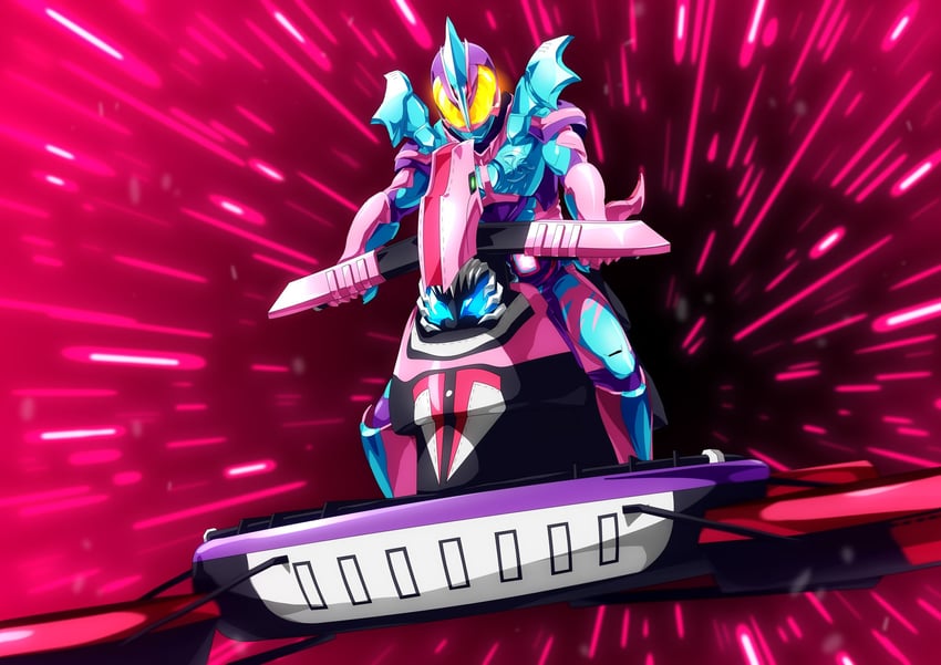 kamen rider revi and kamen rider vice (kamen rider and 1 more) drawn by otokamu