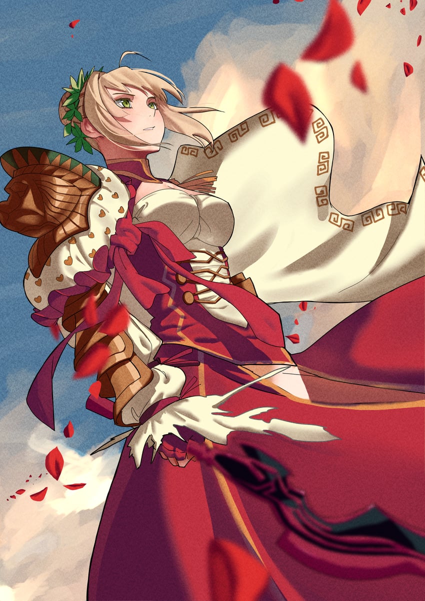 nero claudius (fate and 2 more) drawn by longlong_(drasdr7513)