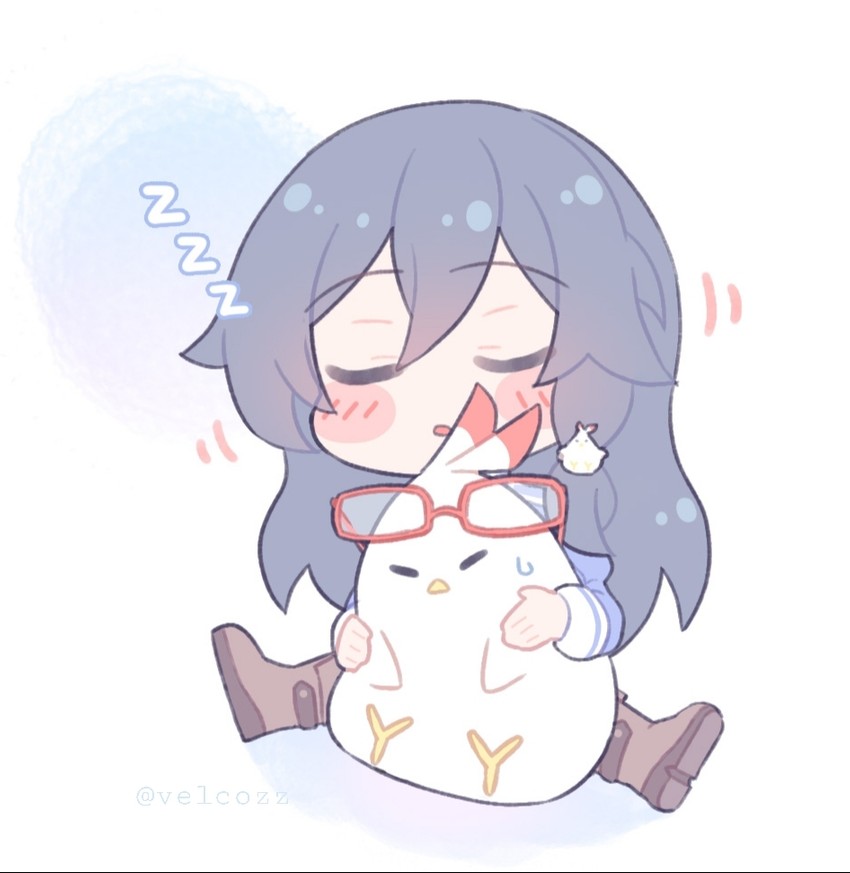 fu hua and jingwei (honkai and 1 more) drawn by velcozz