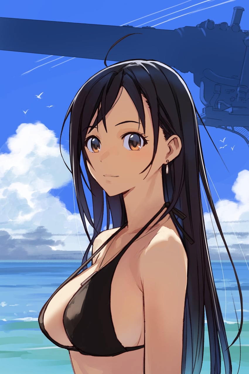 tifa lockhart (final fantasy and 2 more) drawn by decoponmagi