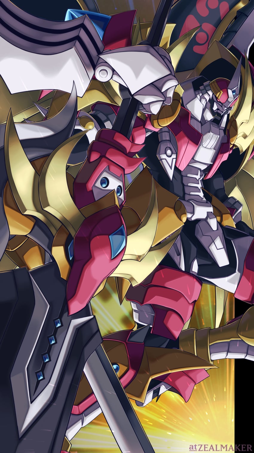 ultimate leo utopia ray (yu-gi-oh!) drawn by zealmaker