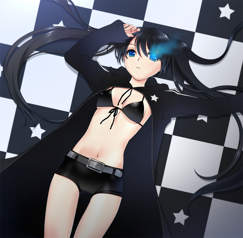black rock shooter (black rock shooter) drawn by ft and mignon