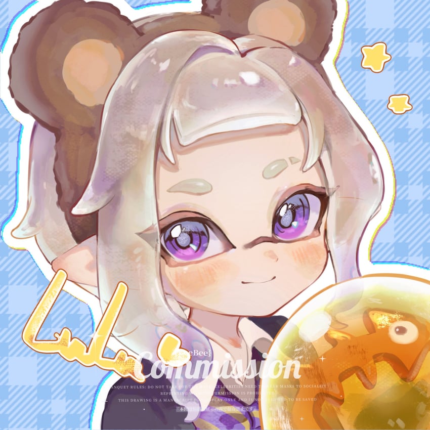 inkling player character and inkling girl (splatoon and 1 more) drawn by beebee1120