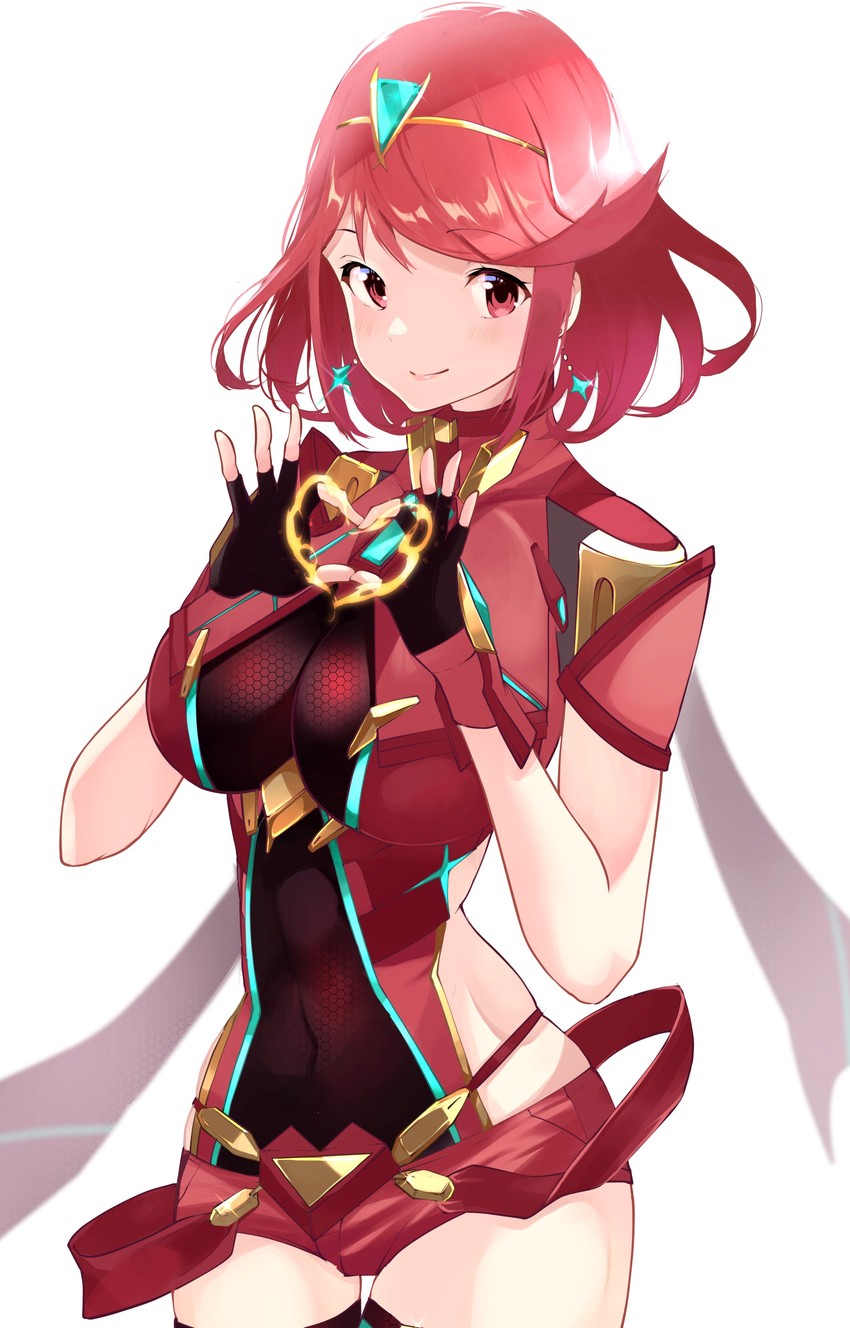 pyra (xenoblade chronicles and 1 more) drawn by risumi_(taka-fallcherryblossom)