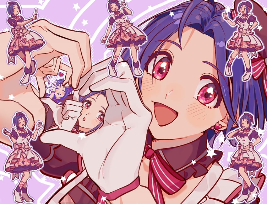 miura azusa (idolmaster and 2 more) drawn by hoyaza1561