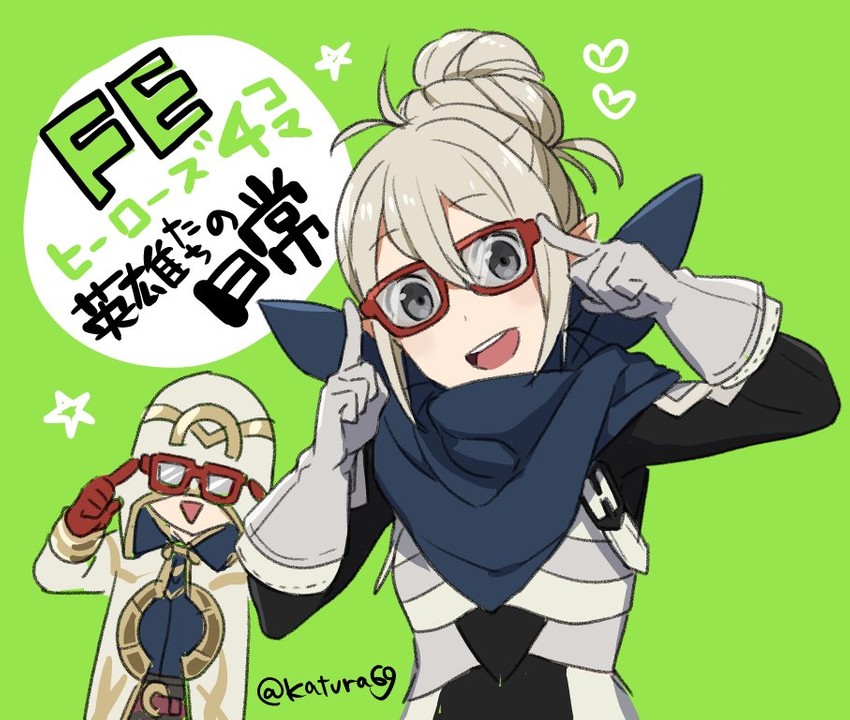 kiran and female kana (fire emblem and 2 more) drawn by katsura_ichiho