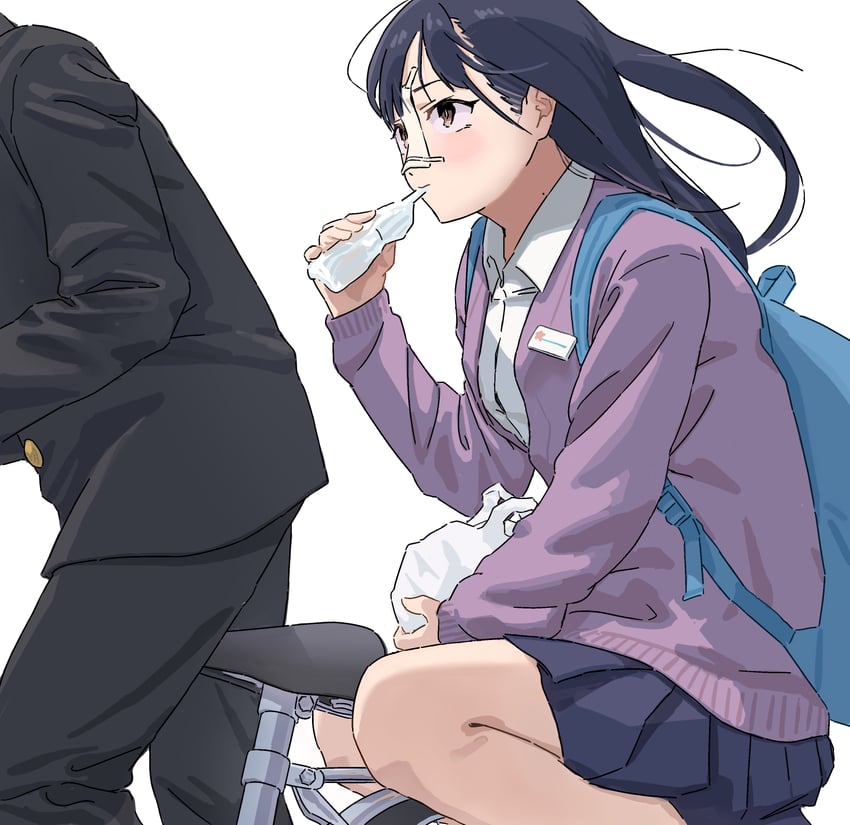 yamada anna and ichikawa kyoutarou (boku no kokoro no yabai yatsu) drawn by zumisan3