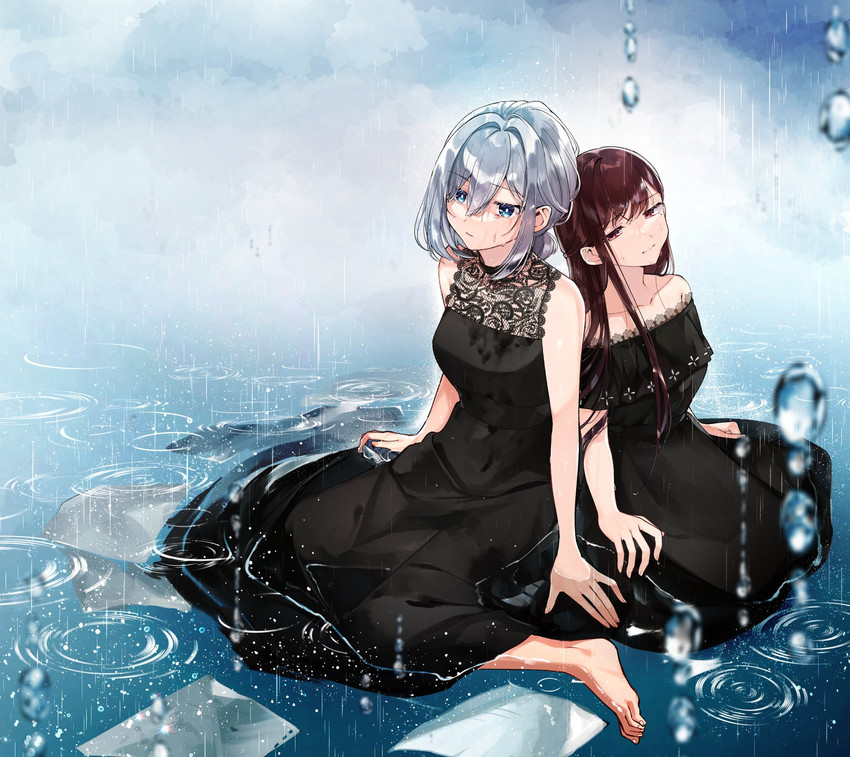 hoshikawa shizuku and asaka kaori (kimi to tsuzuru utakata) drawn by yuama