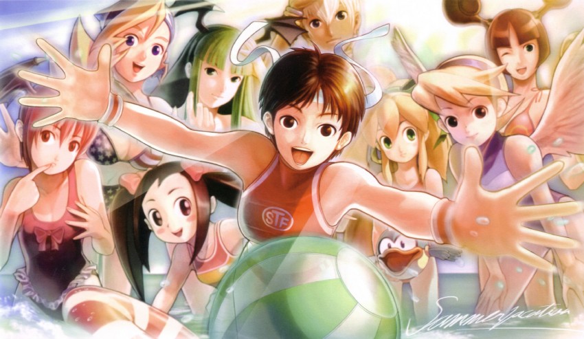 morrigan aensland, lilith, roll, kasugano sakura, elena, and 5 more (street fighter and 8 more)