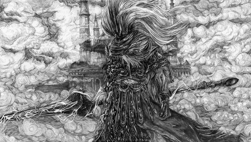 nameless king (dark souls and 1 more) drawn by fu_xiao_ai