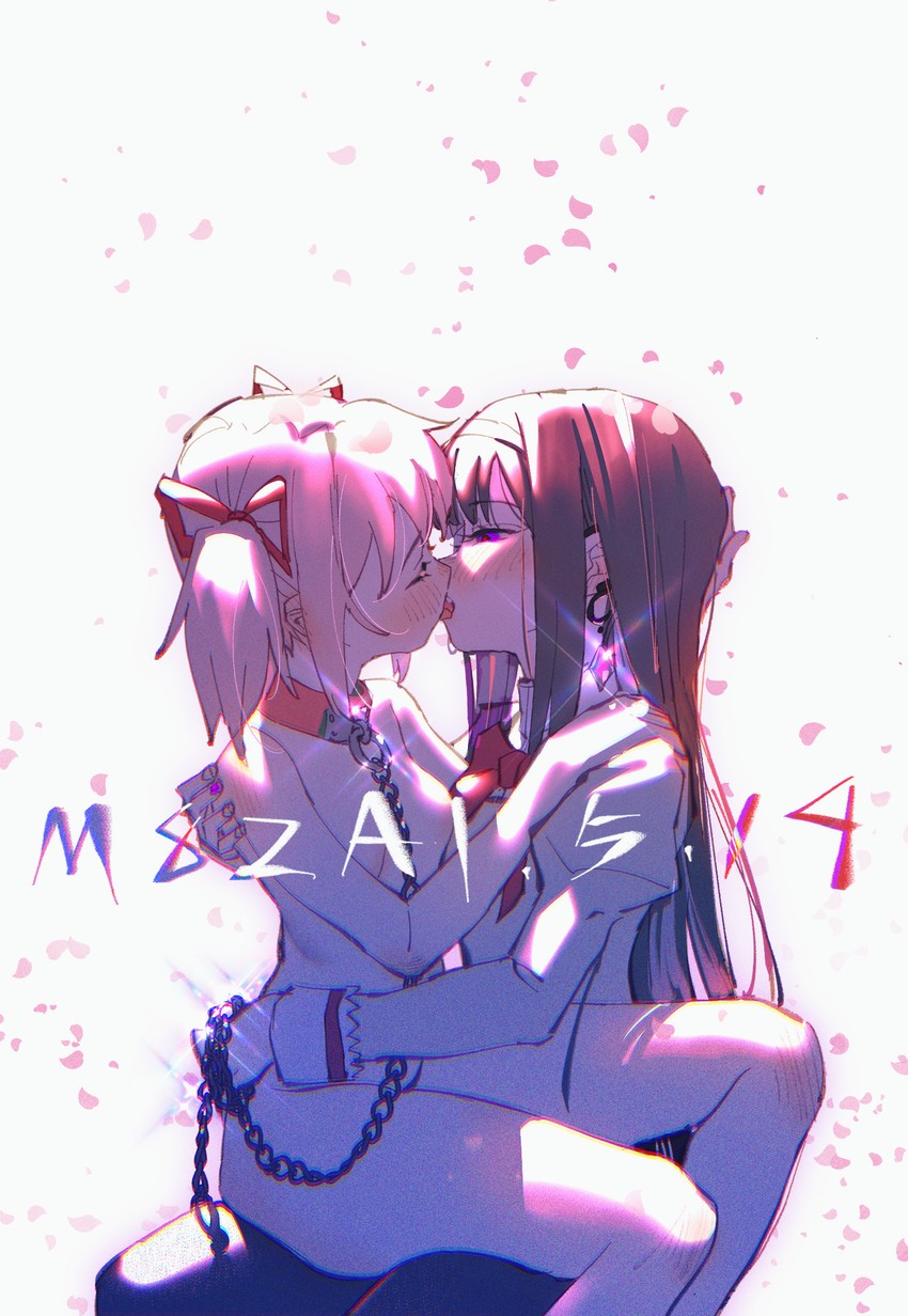 akemi homura and kaname madoka (mahou shoujo madoka magica and 1 more) drawn by hei_yan-m82a1