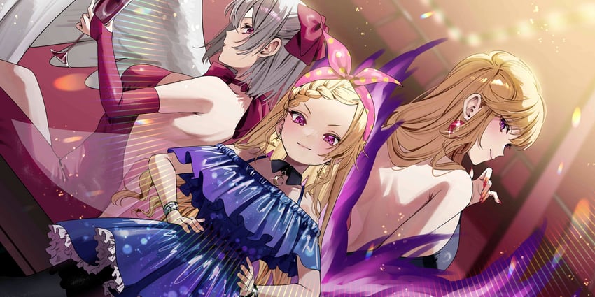 clownpiece, kishin sagume, and junko (touhou and 1 more) drawn by chigusa_minori