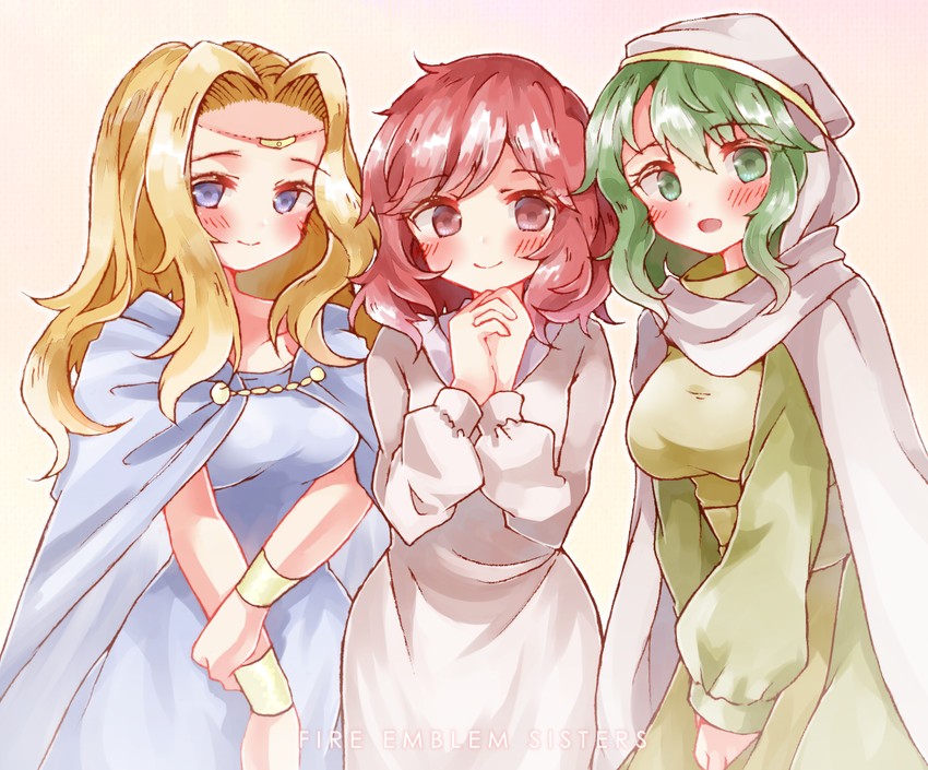 edain, lena, and safy (fire emblem and 3 more) drawn by sui_(aruko91)