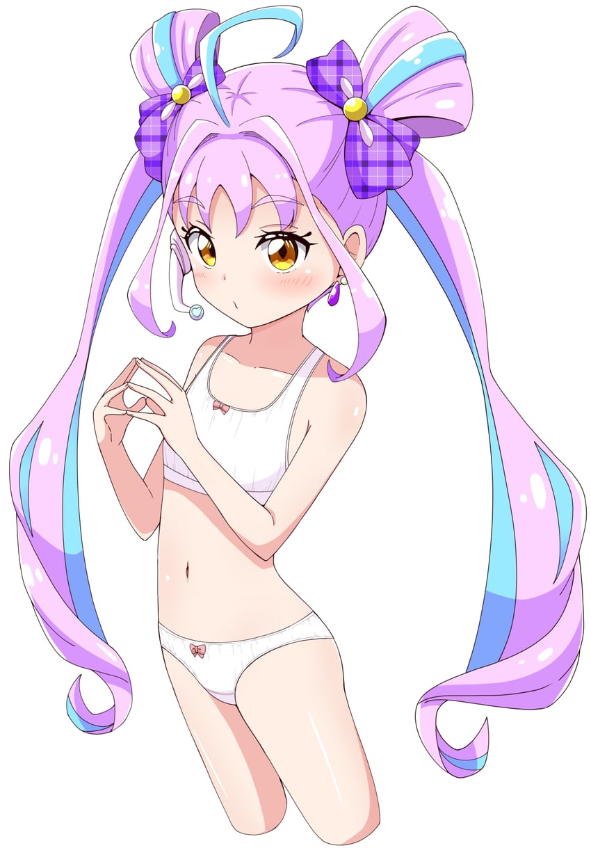 shigure kokoro and cure kyunkyun (precure and 1 more) drawn by aikawa_ryou