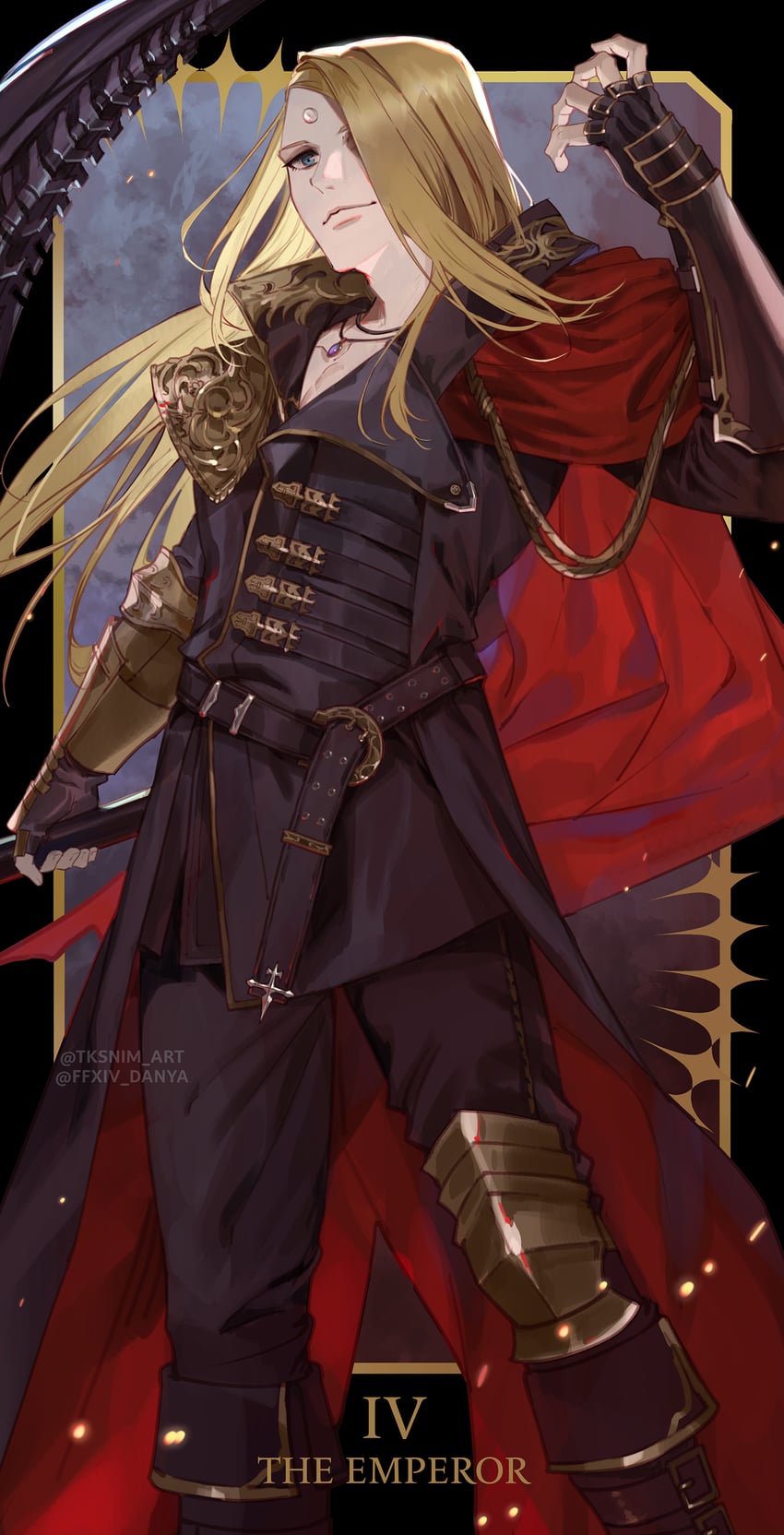 zenos yae galvus (final fantasy and 1 more) drawn by tk_(tksnim)