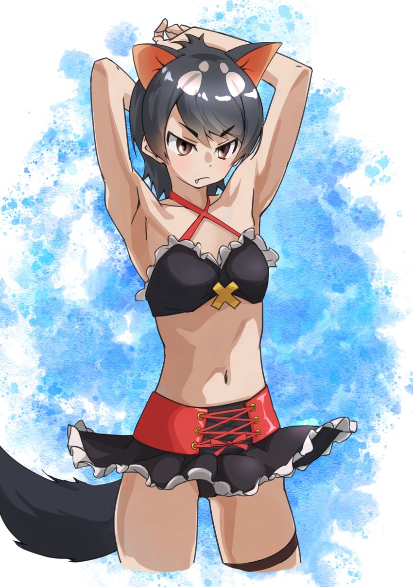 tasmanian devil (kemono friends and 1 more) drawn by tanabe_(fueisei)