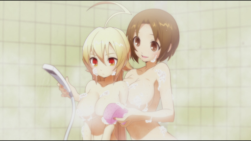 es and himezuru hinata (blazblue and 2 more) drawn by higuchi_konomi