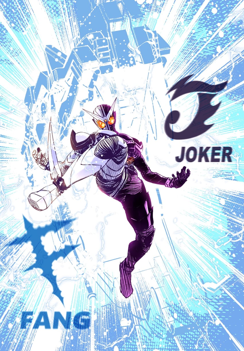 kamen rider double and fang memory (kamen rider and 2 more) drawn by sato_masaki_(masayakofu)