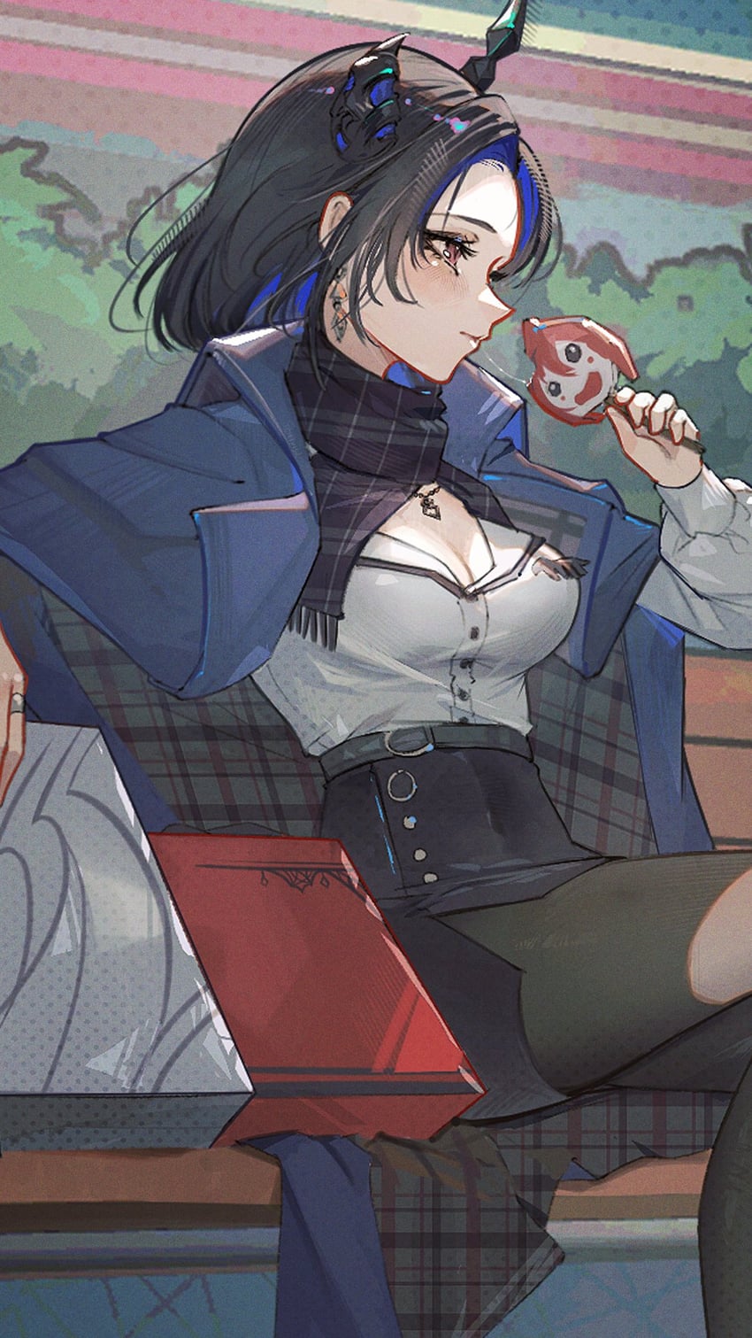 nerissa ravencroft (hololive and 1 more) drawn by toripisu