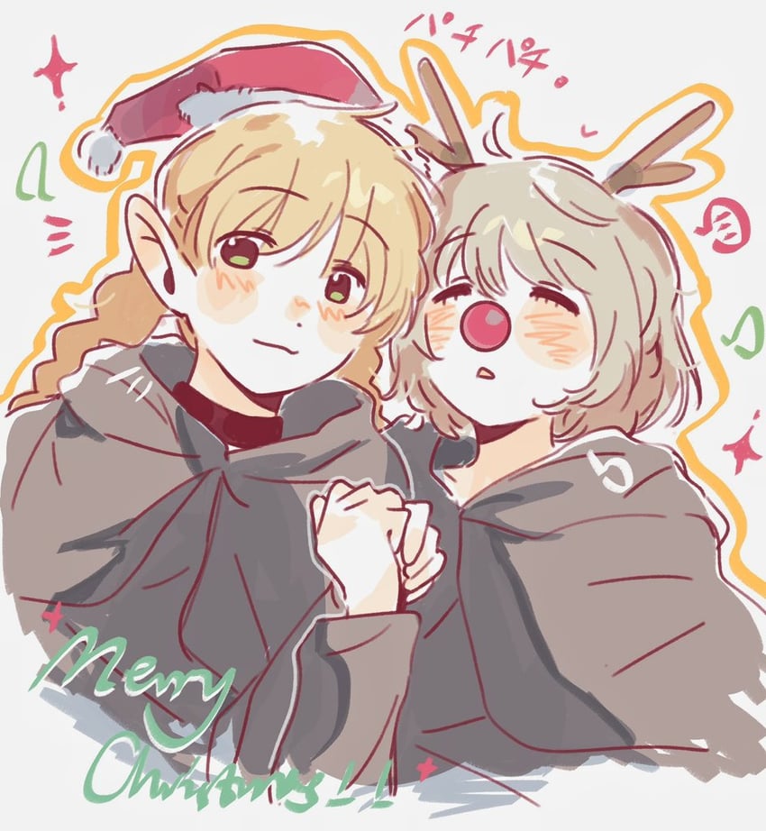 marcille donato and falin touden (dungeon meshi) drawn by woodonly