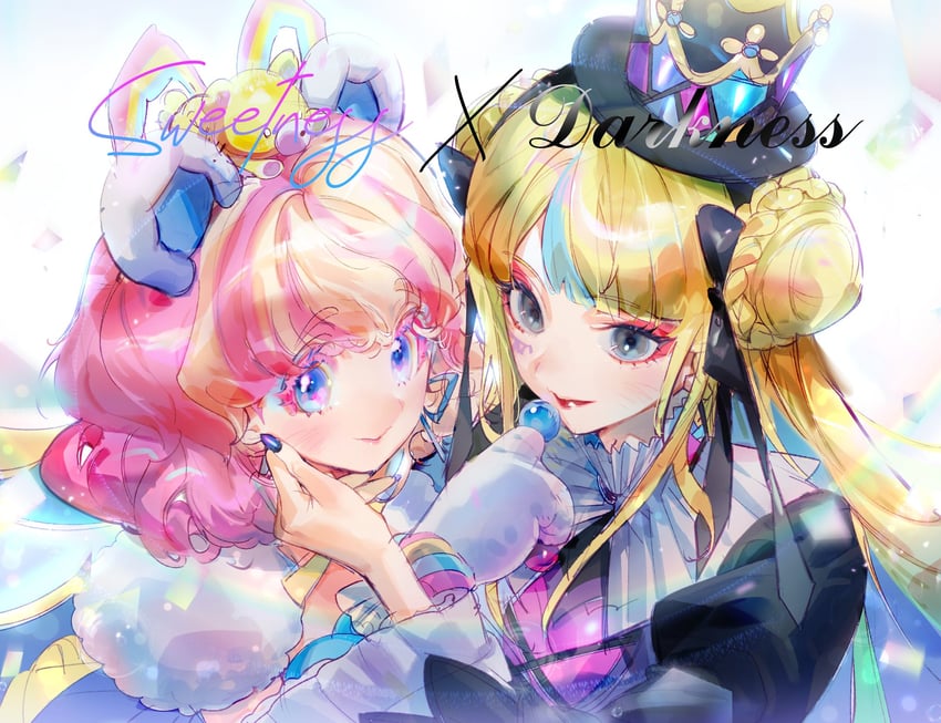 amauri miruki and kokoa remon (pretty series and 1 more) drawn by chiltaku