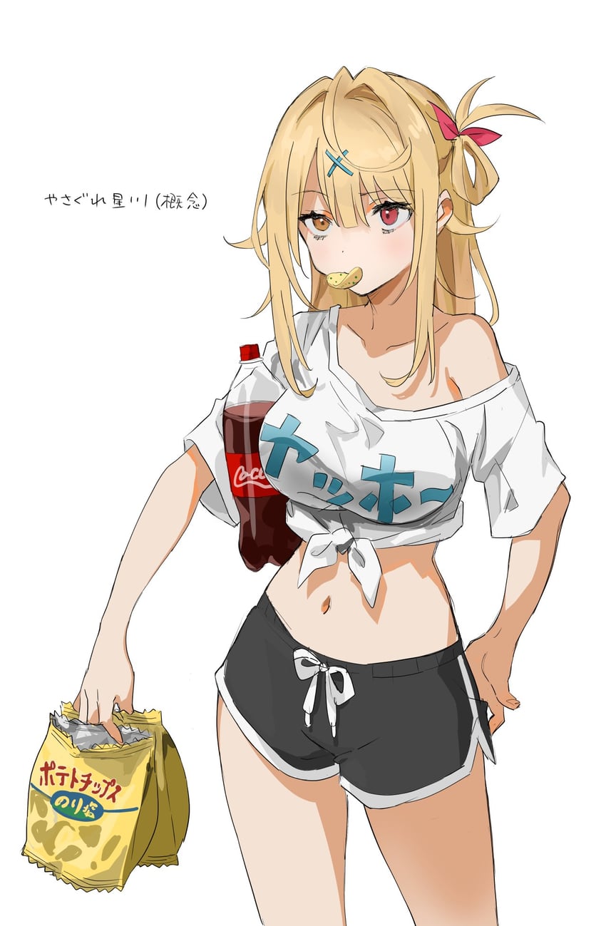 hoshikawa sara (nijisanji and 1 more) drawn by h_(eitilog)