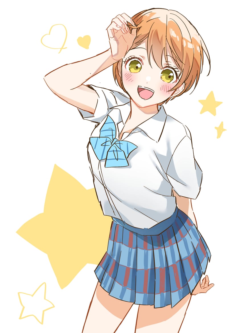 hoshizora rin (love live! and 1 more) drawn by aki_m_m_a