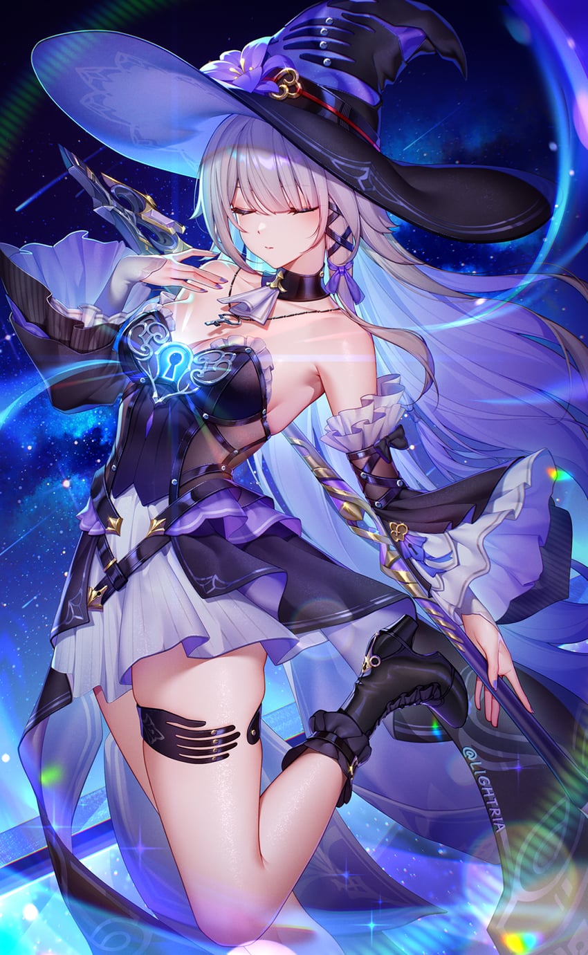 herta and the herta (honkai and 1 more) drawn by lightria