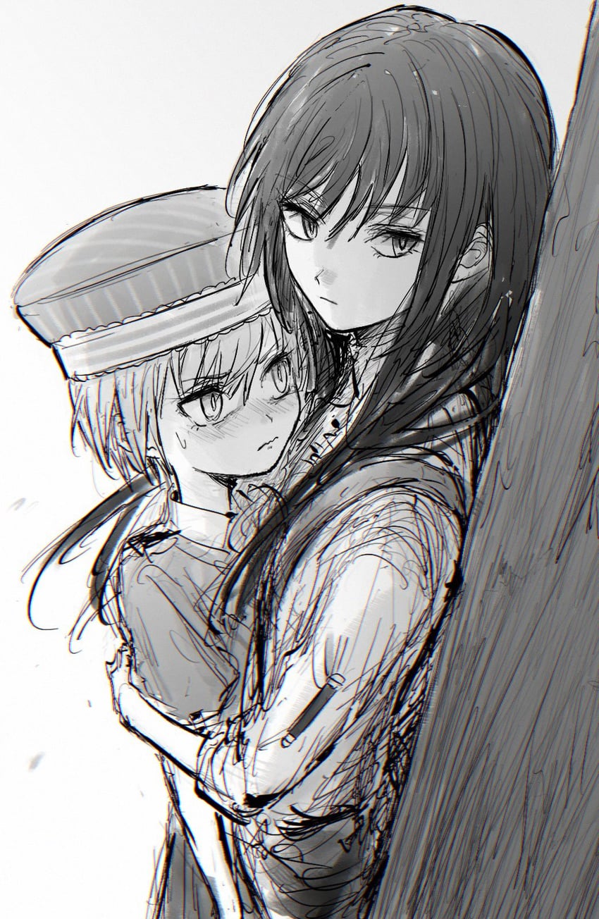 yanagi mion and maruyama kanata (heaven burns red) drawn by kulfiq