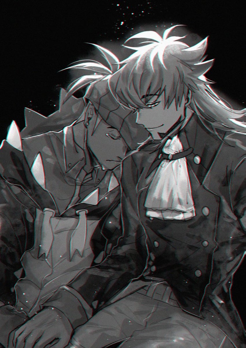 leon and raihan (pokemon and 1 more) drawn by chiyo_(miichiyochin)