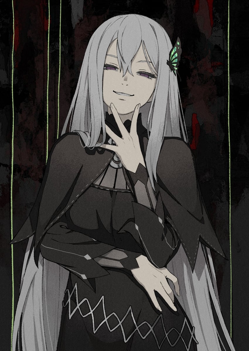 echidna (re:zero kara hajimeru isekai seikatsu) drawn by iwamushi