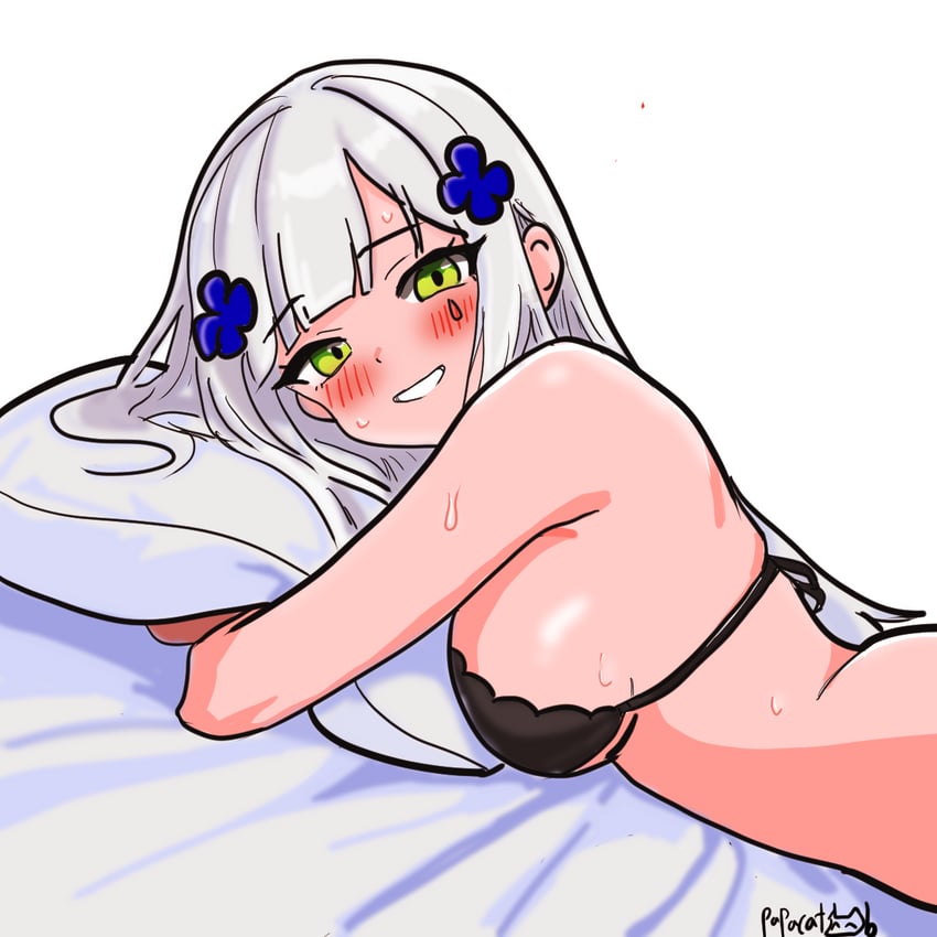 hk416 and klukai (girls' frontline and 1 more) drawn by papacat