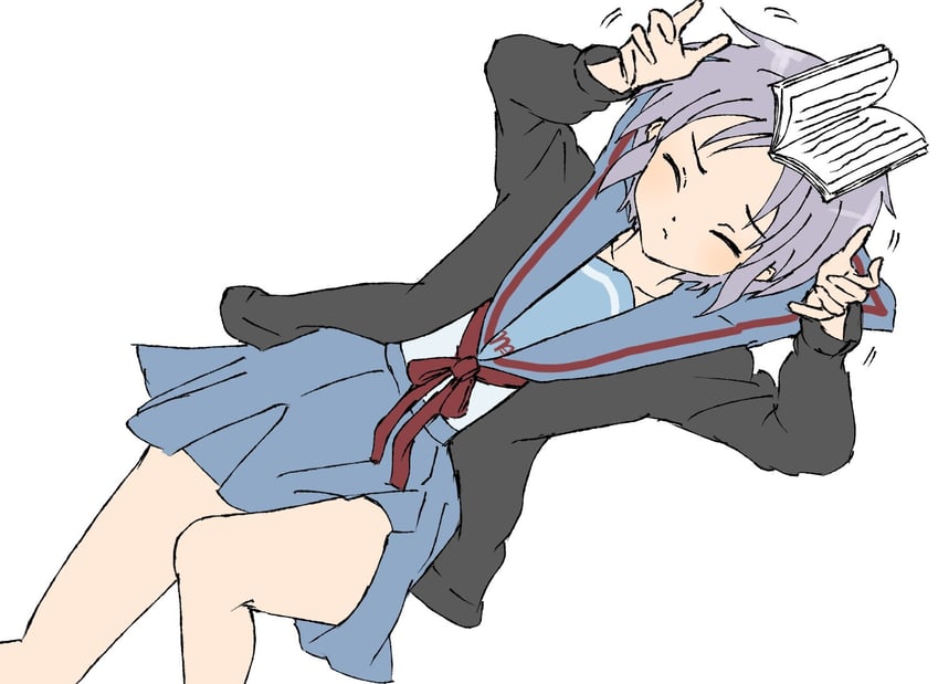 nagato yuki (suzumiya haruhi no yuuutsu) drawn by waka_849