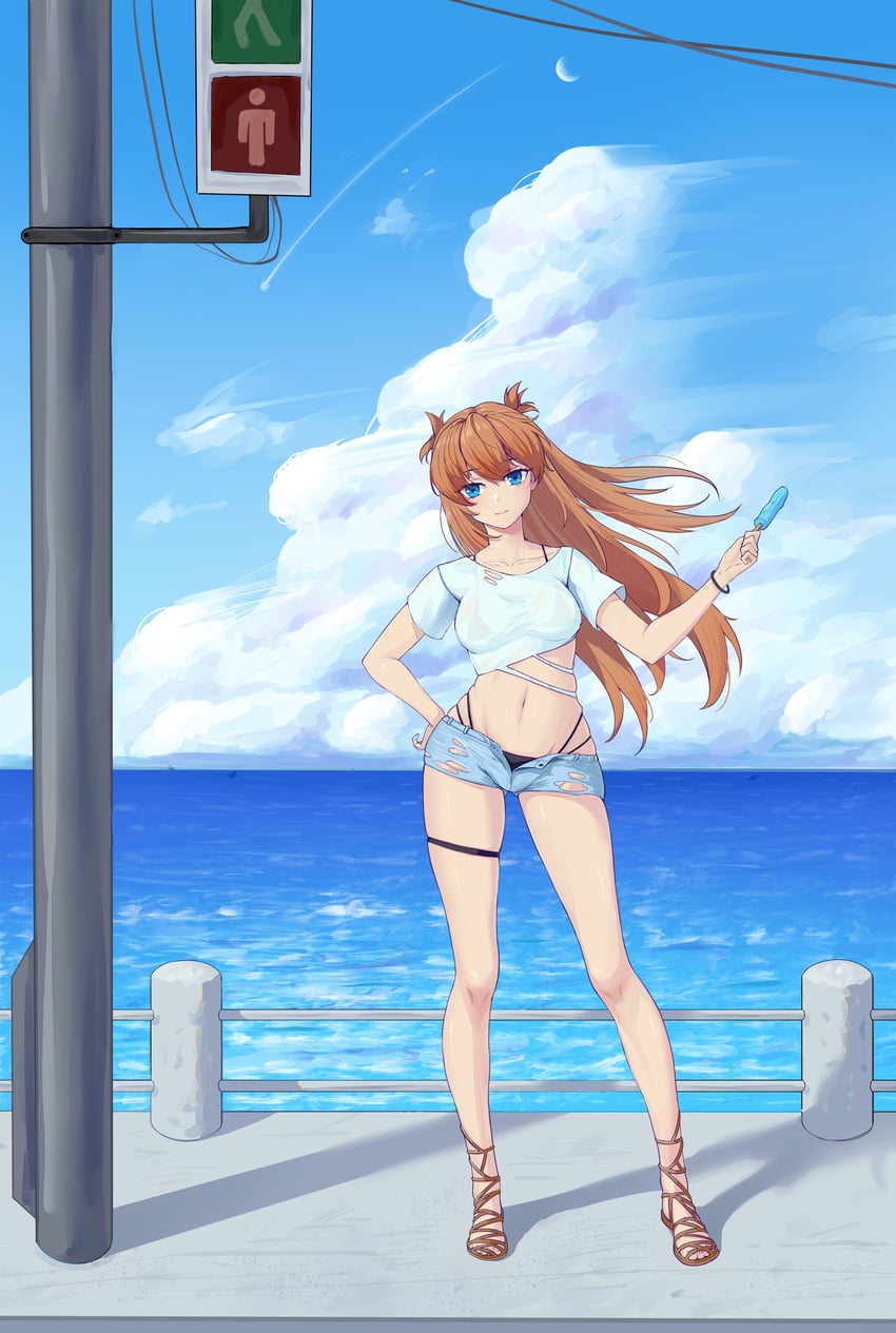 souryuu asuka langley (neon genesis evangelion) drawn by lord_boros_(bouluosi)