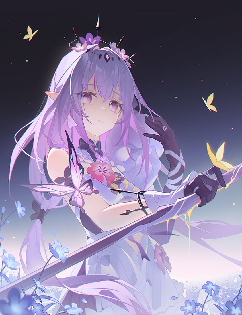 castorice (honkai and 1 more) drawn by locandle