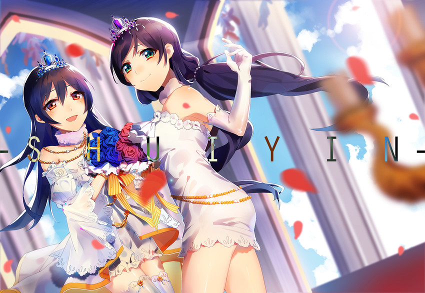 tojo nozomi and sonoda umi (love live! and 2 more) drawn by na2co3