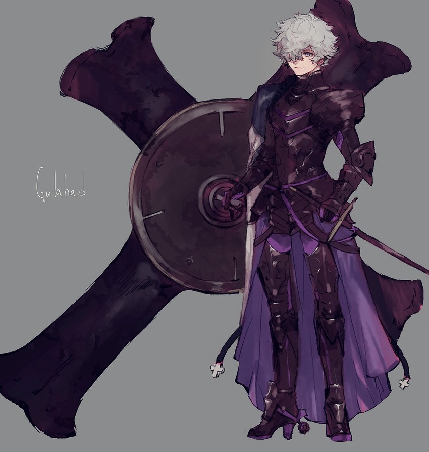 galahad (fate and 1 more) drawn by araya_(hachino_araya)