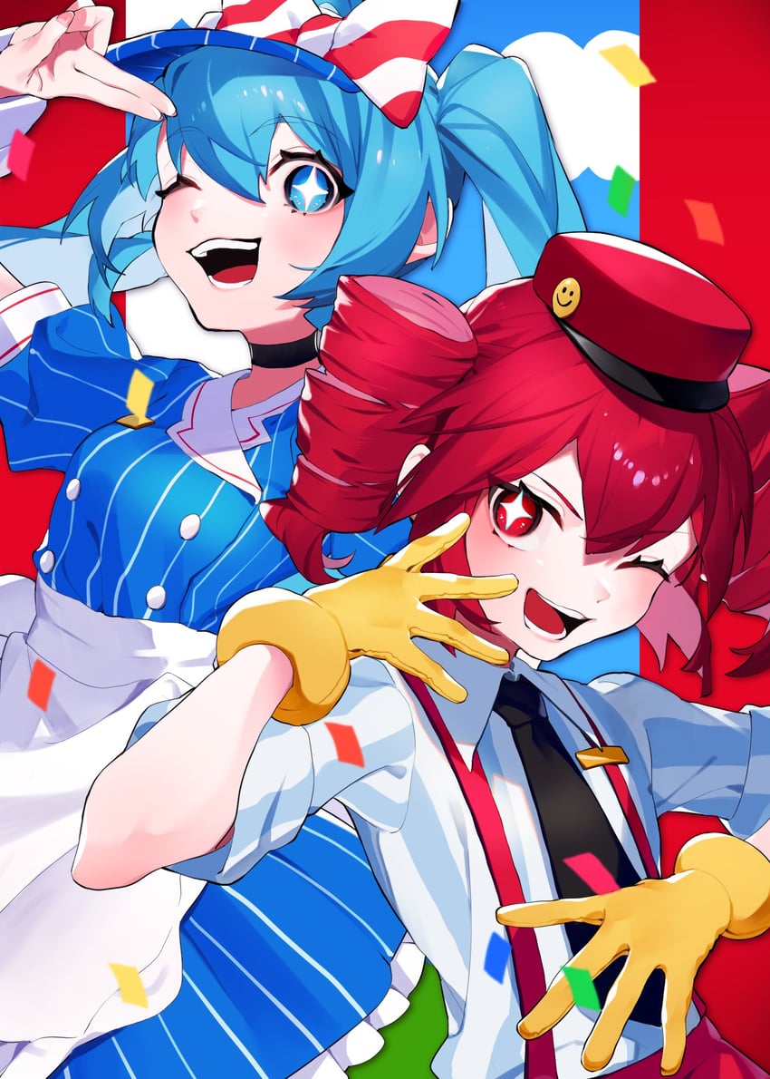 hatsune miku and kasane teto (vocaloid and 2 more) drawn by ch_ro49