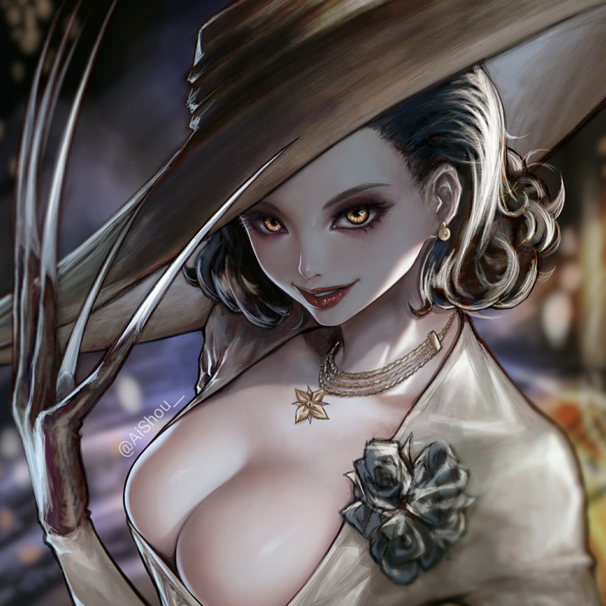 alcina dimitrescu (resident evil and 1 more) drawn by ai_shou