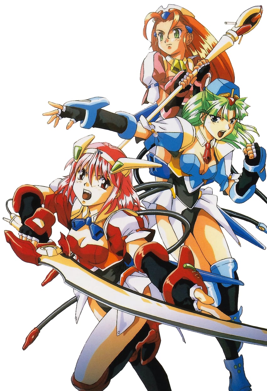 minazuki alice, yagami juri, and ootori rena (alice in cyberland)