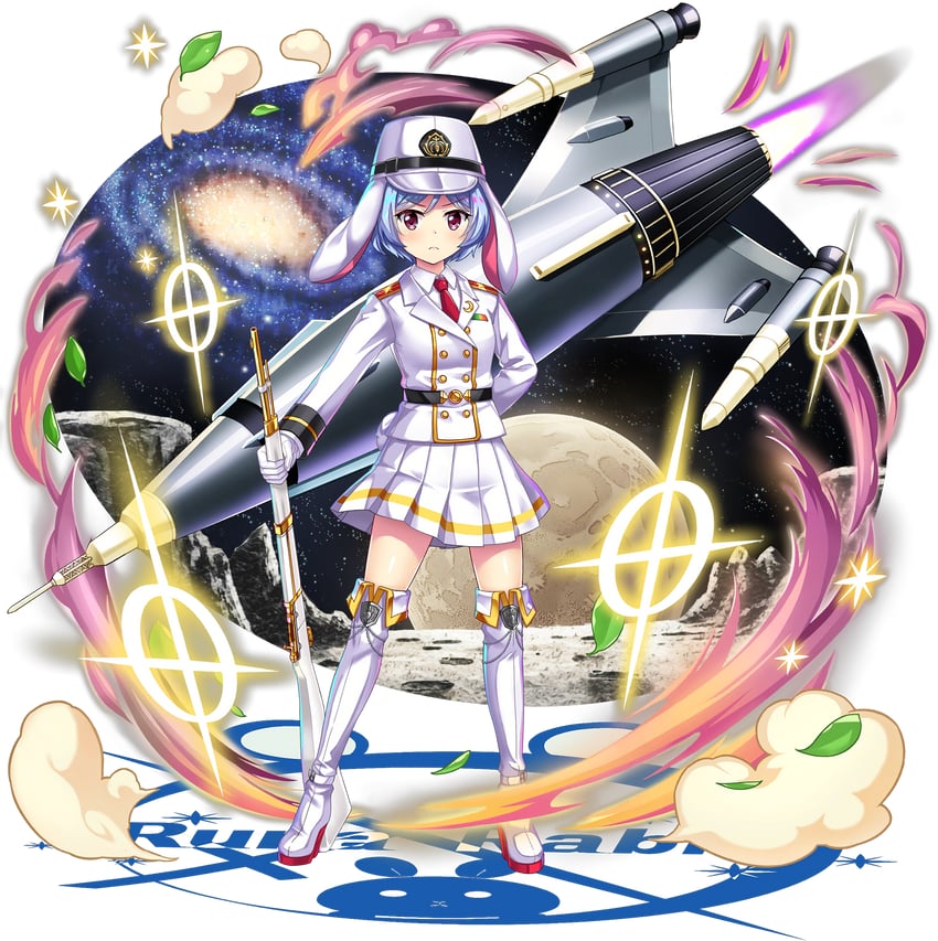 reisen (touhou and 1 more) drawn by rotte_(1109)