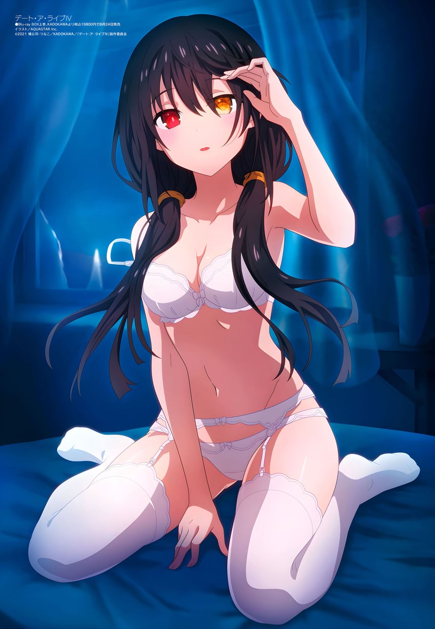 tokisaki kurumi (megami magazine and 1 more) drawn by aquastar_inc.
